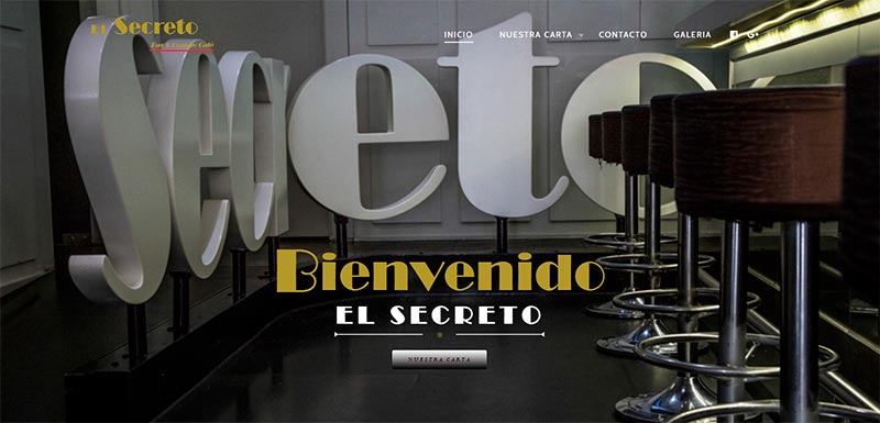 Cafe el Secreto de Torrejon de Ardoz | Diseño web Hostelweb.es