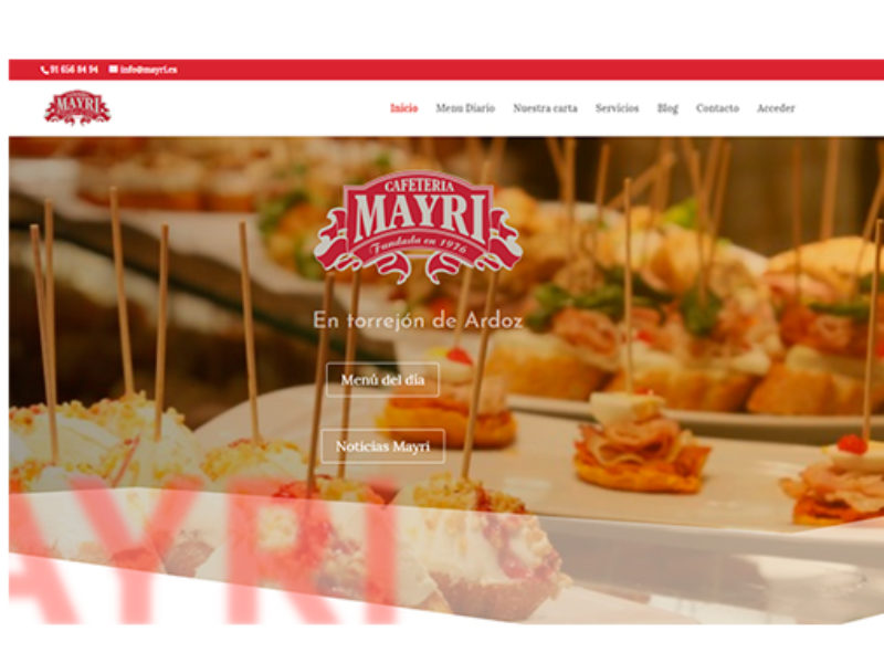 Diseño web para Restaurantes
