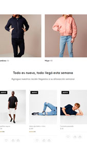 Diseño Tienda Online y pagina web para ropa