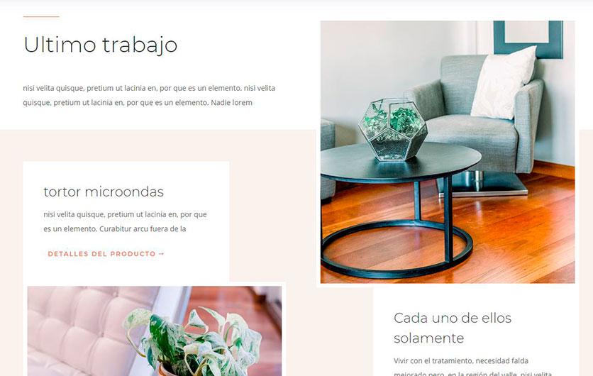 diseño web para tiendas de muebles | Hostelweb